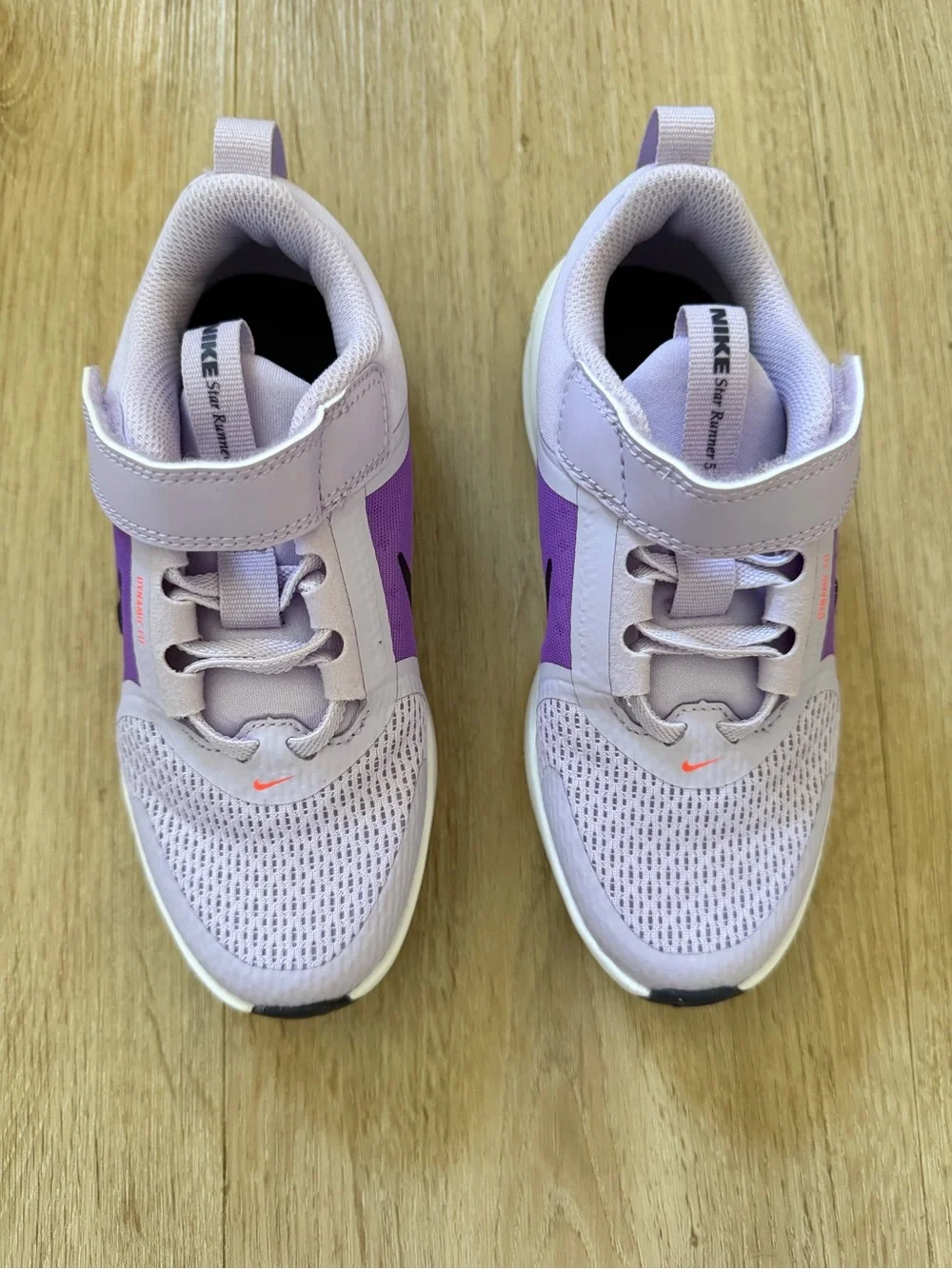 Nike Kids' Lilac and Purple Velcro Sneaker - New with Box
